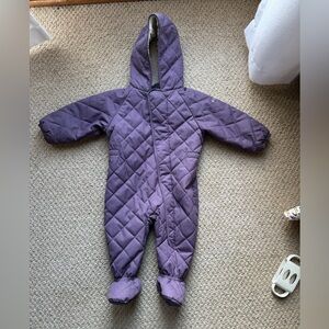 Columbia Quilted Purple Kids snowsuit